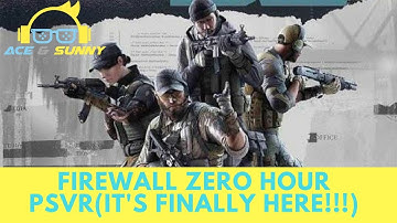 Firewall Zero Hour PSVR(IT
