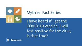 Dr. cameron wolfe, duke health infectious disease specialist, explains
why the covid-19 vaccine will not cause a positive test result.safe,
tested and effect...