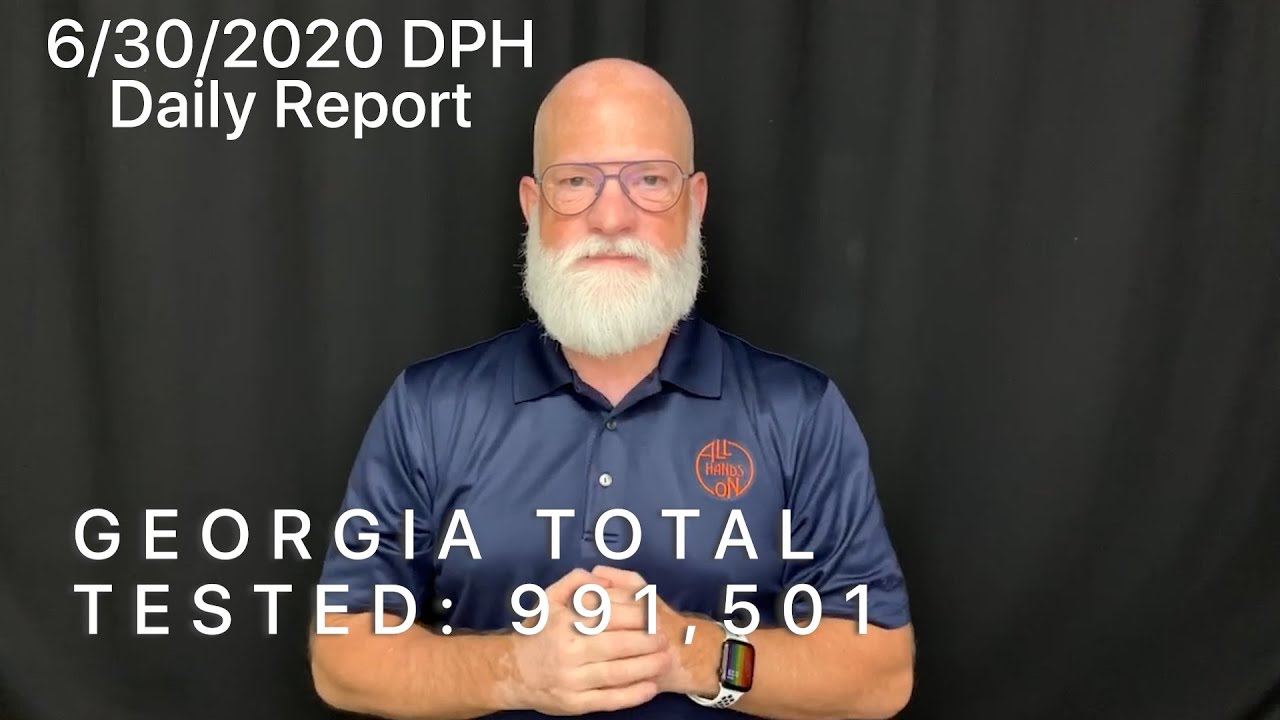 6/30/2020 Georgia DPH COVID-19 Daily Report 3:00PM