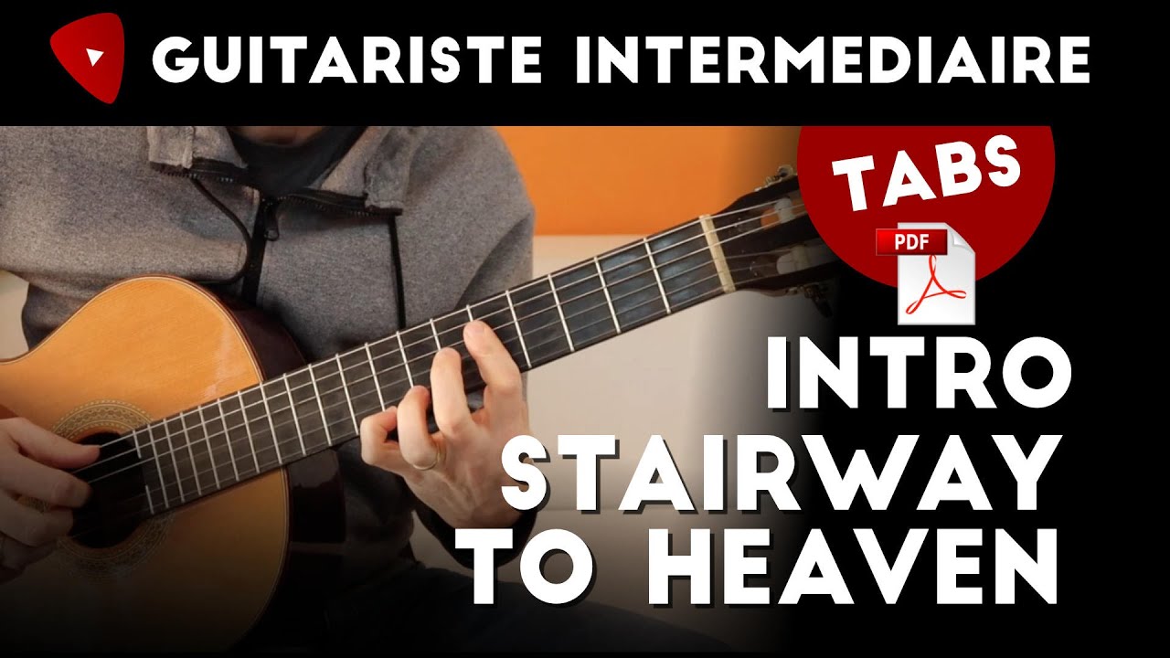 Stairway to heaven intro à la guitare. Tuto avec tablature et backing