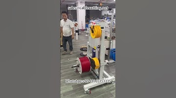 Electronic wire rewinding, automatic metre counting and arranging wire winding machine #wire winding