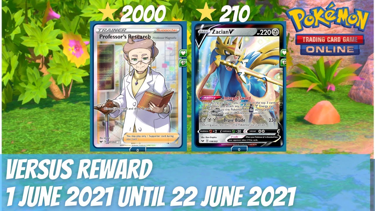 Hari ini sudah direset ! Hadiah Versus di Pokemon TCG Online 01 Juni 2021 sampai 22 Juni 2021