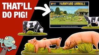 Thatll Do Pig! Unbox & Build 28mm FARMYARD ANIMALS Plastic & Metal Miniatures