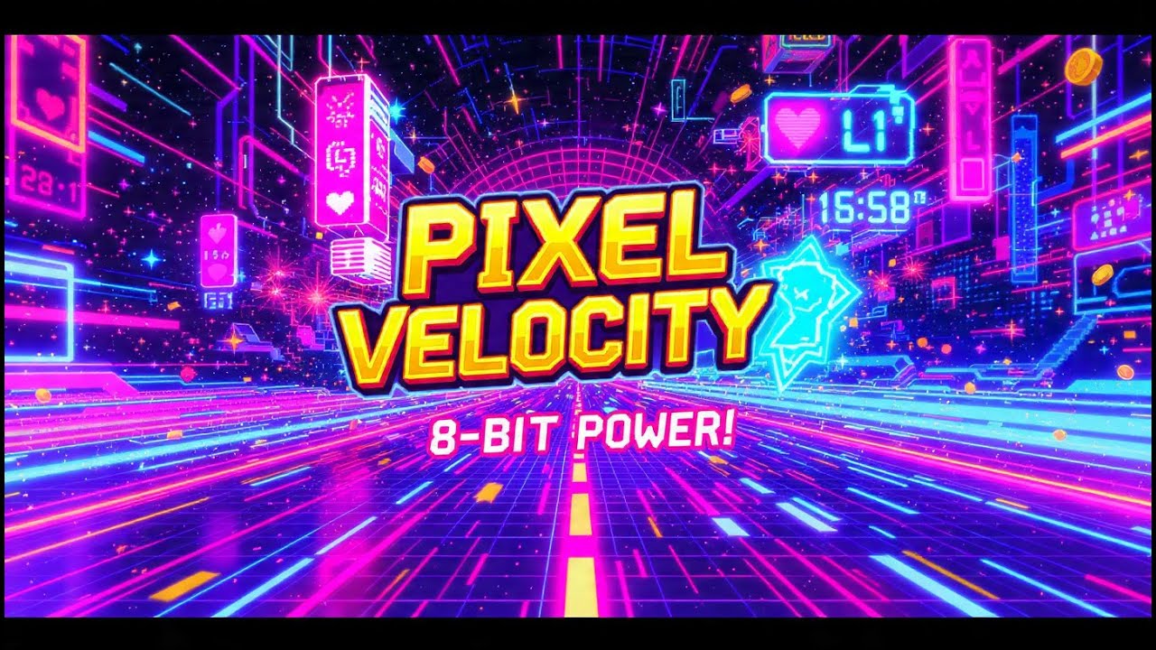 Chiptune, Synthwave, Retro Gaming | 🕹️ Pixel Velocity