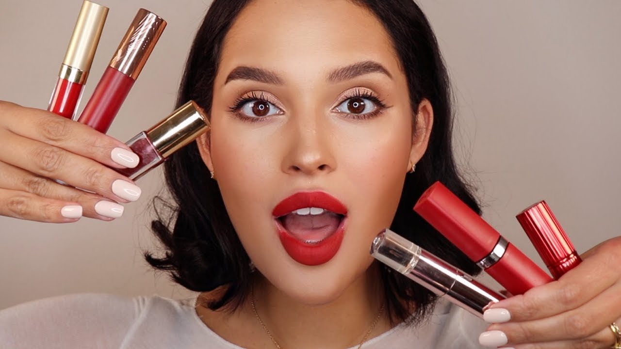 top red lipsticks - YouTube