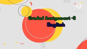 Graded Assignment -2|| English|| Week -2|BS degree IIT Madras #iitmadras #gradedassignment#BSdegree