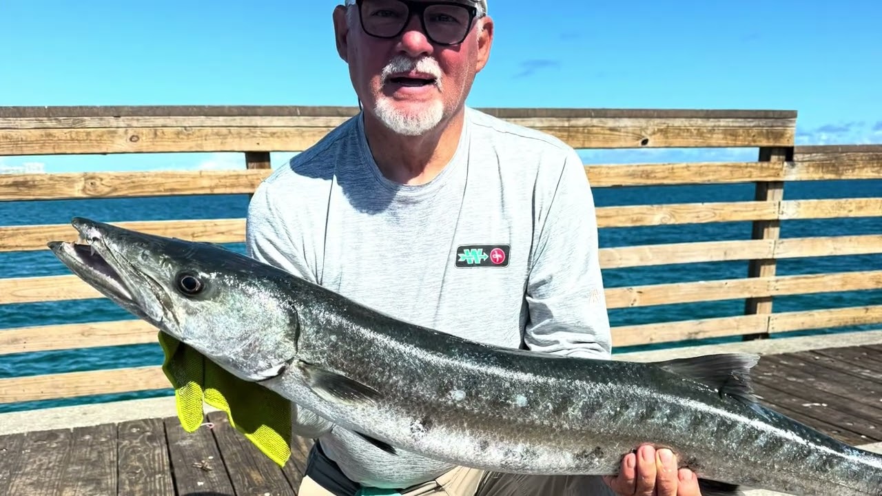 Dania beach fishing pier with dad !!