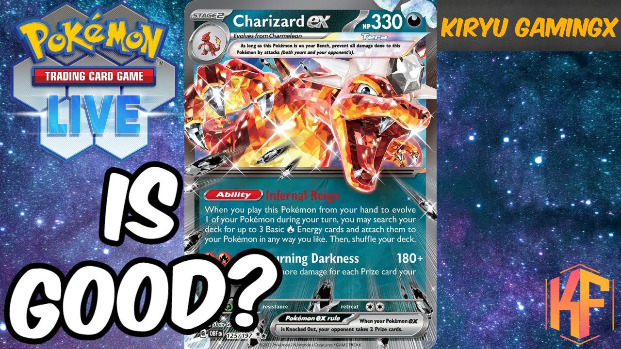 here's the hyper-rare charizard-ex code in pokemon tcg... Pokemon TCG Live - Charizard EX is Good??? - YouTube