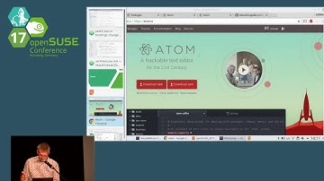 openSUSE Conference 2017 The Atom Editor