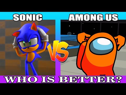 Zero Two Dodging meme: Sonic VS Among Us | Side by Side Comparison