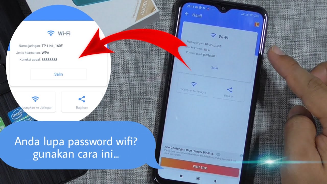 Cara Mengetahui Password Wifi Yang Sudah Terhubung Di Hp Xiaomi Redmi 9 Android 10 Terbaru Youtube