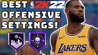 BEST *OFFENSIVE SETTINGS* IN NBA2K22 MYTEAM! WIN EVERY UNLIMITED, LIMITED AND DRAFT GAME!