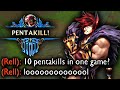 NERF S11 SETT - HOW MANY PENTAKILLS IN 1 GAME????