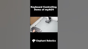 myAGV 2023 | Control the Automated Guided Vehicle with a keyboard #robotics #tech