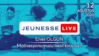 #JeunesseTürkiye #EnesOlgun 12 Ağustos 2020 Jeunesse Live - Enes OLGUN