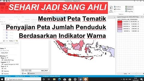 Tutorial Membuat Peta Tematik Kepadatan Penduduk Per Provinsi MapInfo