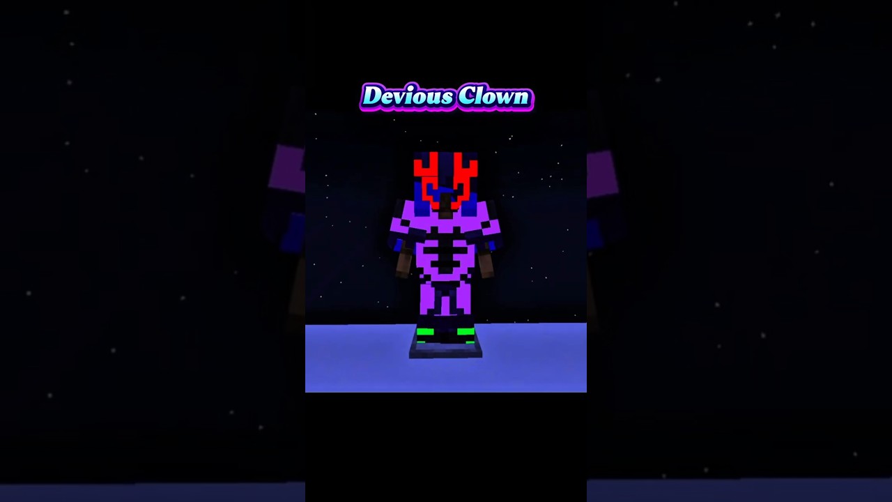 Коварный клоун 🤡 | Лучшая комбинация жуткой клоунской брони и аксессуаров в Minecraft (1.20+)