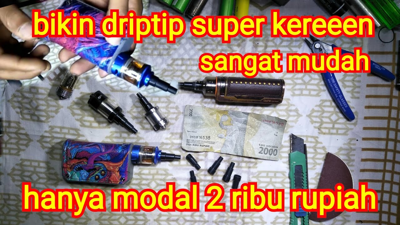 Tutorial cara membuat driptip keren hanya modal 2rb rupiah #tutorial #cara #caraservis