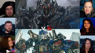 Optimus prime vs Megatron| Transformers : 2007 | Reaction Mashup  | #transformers