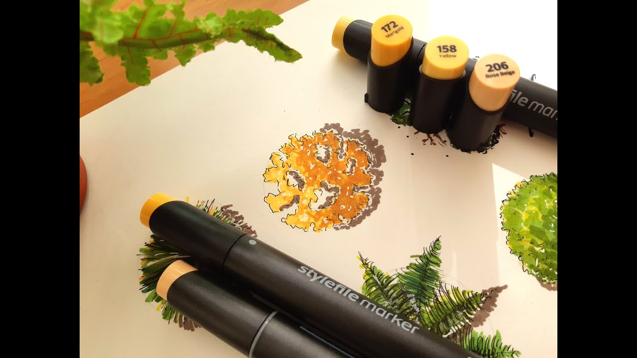 Architectural Tree Rendering - YouTube