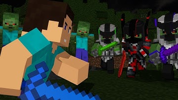 Steve Life: Full Animation - Action YellowBee Craft Animation Movie (Zombie Apocalypse)