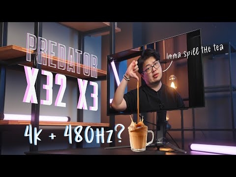 4k 240hz + 1080p 480hz In One Monitor? | Predator X32 X3 Oled Review