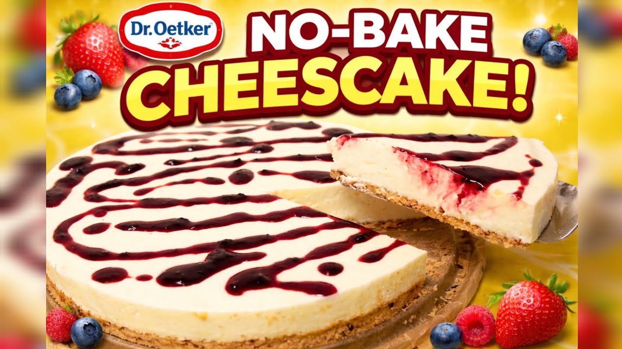 Dr.Oetker cheesecake (NO EGG/BAKING) | Einfaches Käsekuchen | link is below