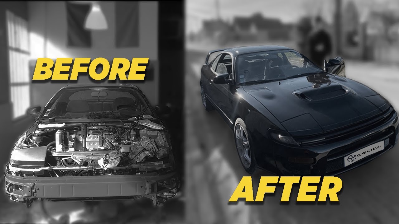 REBUILDING A 1991 TOYOTA CELICA IN 10 MINUTES!!