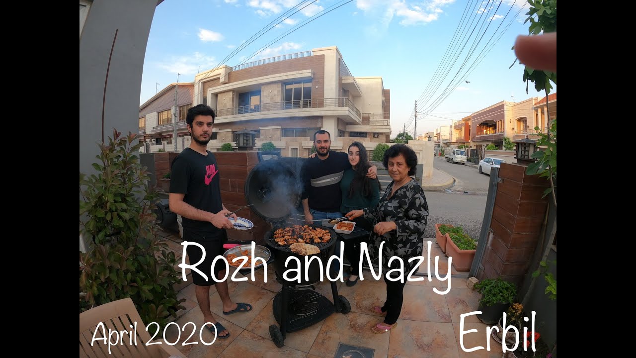 Kurdish Vlog - Erbil - BBQ with Family / Rozh & Nazly