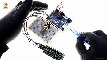 สอนใช้งาน Arduino โมดูลแสดงผลตัวเลข 74HC595 4หลัก