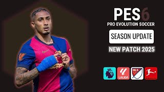 باتش تحويل بيس 2006 الي بيس 2025 بمميزات اسطورية | PES 2006 Patch 2025
