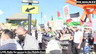 LIVE: American Muslims for Palestine group rallies for peace in the Middle East