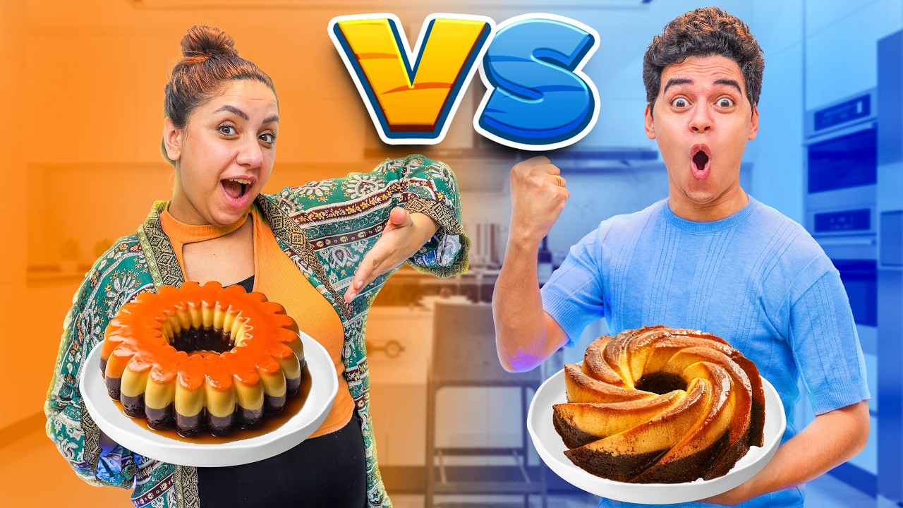 تحدي الطبخ افضل واحد يعمل كيكة قدرة قادر♥️👨‍🍳 فاجئنا بعض  