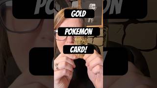 Ruining my prized gold Pokémon card from Burger King! 😭