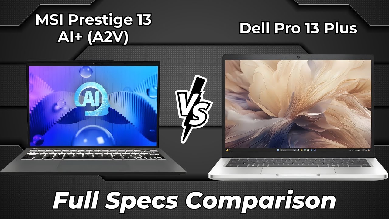 MSI Prestige 13 AI+ A2V vs Dell Pro 13 Plus 🔥 Full Specs Comparison