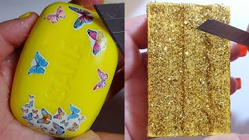 Soap Carving ASMR Relaxing Sounds no talking Satisfying ASMR Video