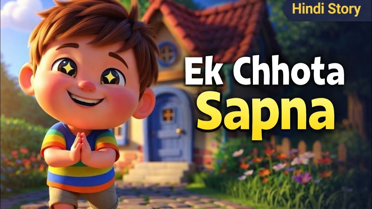 Ek Chhota Sapna | Emotional Hindi Story | Cute 3D Animation for Kids 🥳