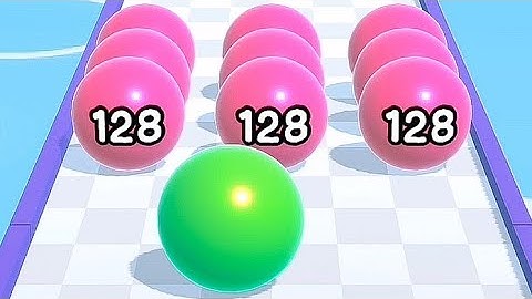 🟡🔵Ball Run 2048 Pro Gameplay Walkthrough New UpdateTrailers Gaming Mobile Games iOS,Android Part 107