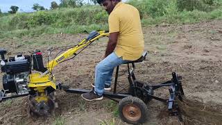New attached with seating working 9hp self start power weeder