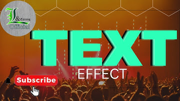 how to use the gaussian blur tool | how to create an effect on text in CorelDraw