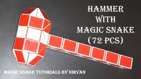 Hammer with Magic Snake 72 pieces