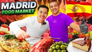 MADRIDS Best Local Street Food Markets ?? Crazy Spanish Tapas