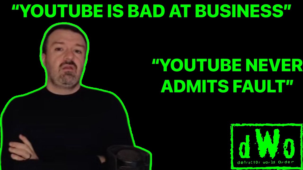 DSP Whines And Rants About YouTube, Not Professional Like Him