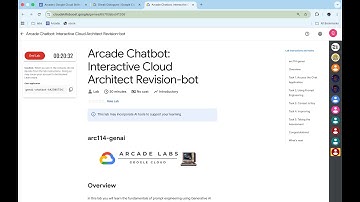 Arcade Chatbot: Interactive Cloud Architect Revision-bot | #qwiklabs | #arc114-genai #DiwaliDialog
