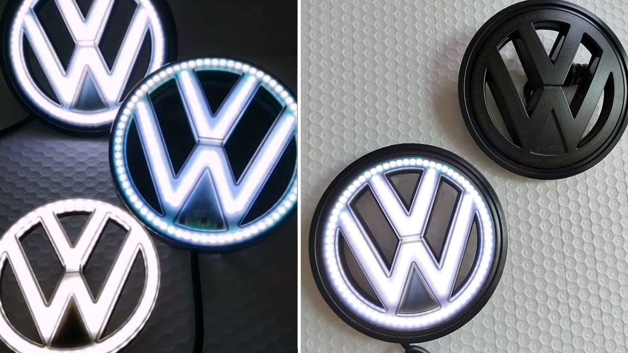 Led VW Volkswagen Emblem  light up led Volkswagen emblem 2021 