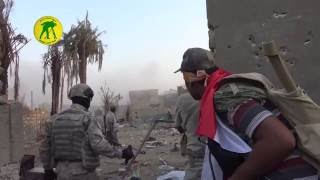Live Combat Iraqi PMU detonate ISIS suicide bomber in Khalidiya operation