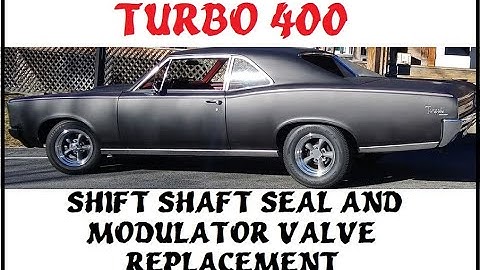 Turbo 400 shift shaft seal, 66 Tempest