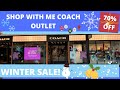 SHOP WITH ME | COACH OUTLET VIP WINTER EVENT UP TO 70% OFF!