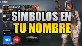 CÓMO COLOCAR SÍMBOLOS EN TU NOMBRE | CALL OF DUTY MOBILE screenshot 3