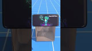 “Built my own hologram projector at home 🔥✨”